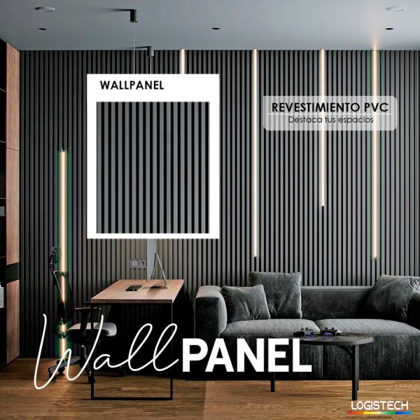 Revestimiento Wall Panel WPC Grafito